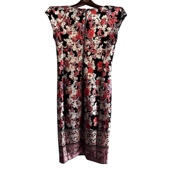 Women's eci New York Dress Size 6 Black Multi - Picture 2 of 6